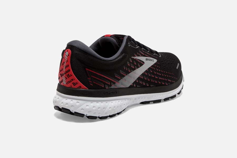 Brooks Running Shoes Mens Black/Grey - Ghost 13 Road - 0894-UTWAL